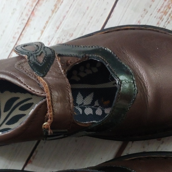 P.W. MINOR MILAN LEATHER MARY JANE IN BRONZE - Picture 2 of 8